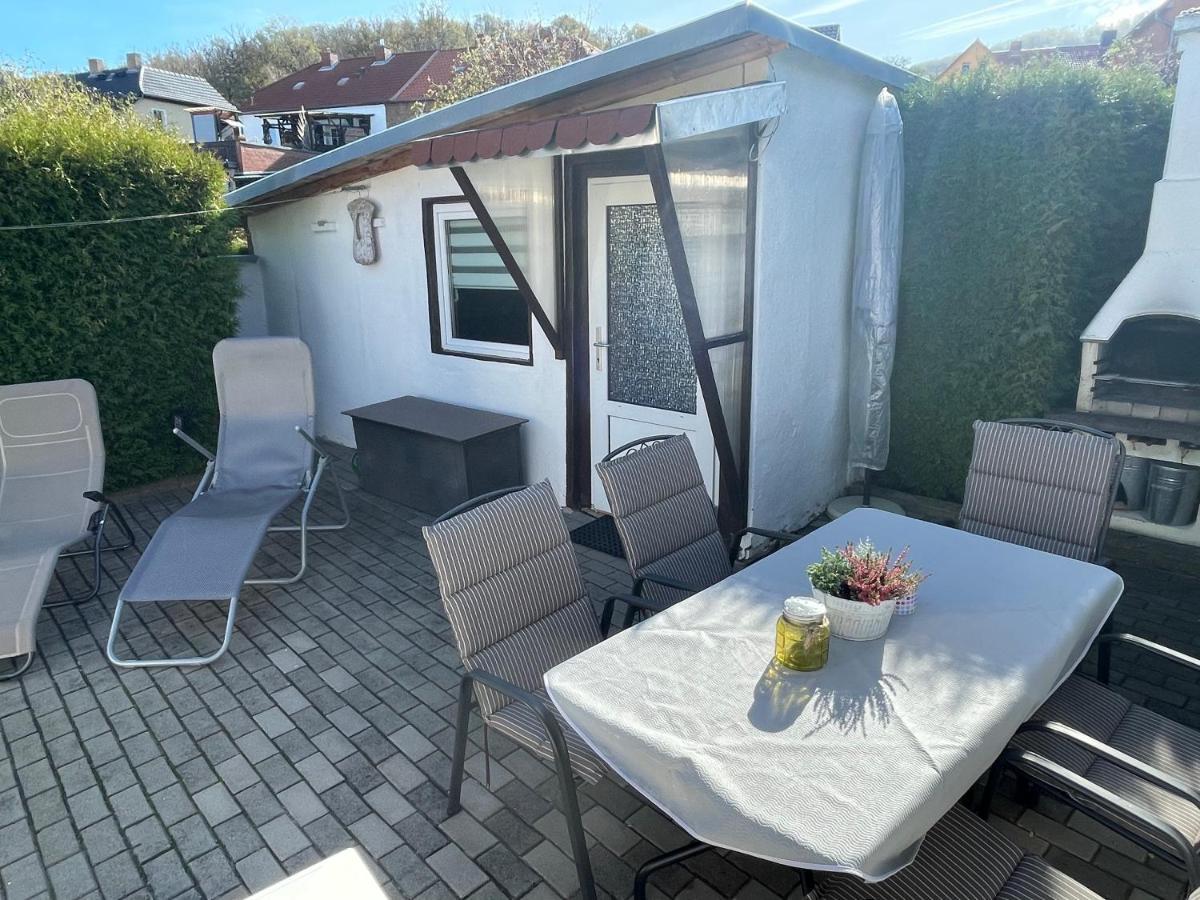Christels Ferienwohnung 1 In Thale Mit Sonnenterrasse Und Grill المظهر الخارجي الصورة