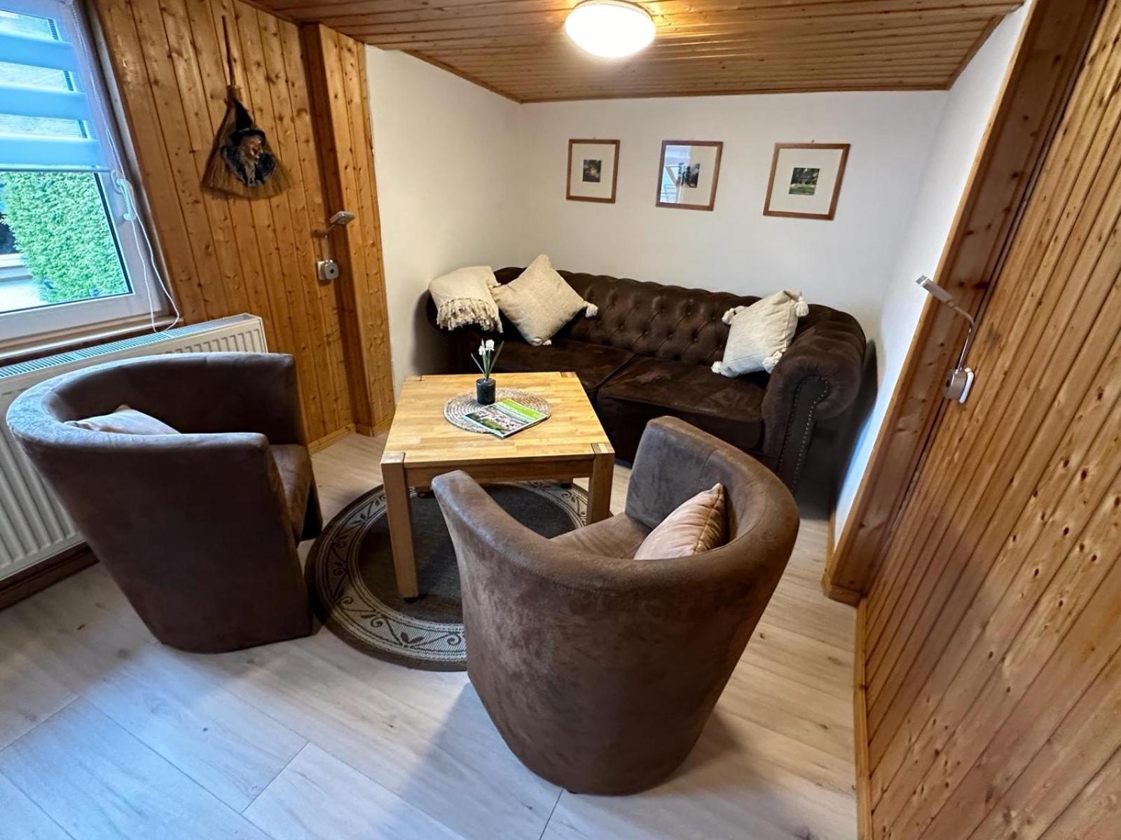 Christels Ferienwohnung 1 In Thale Mit Sonnenterrasse Und Grill المظهر الخارجي الصورة