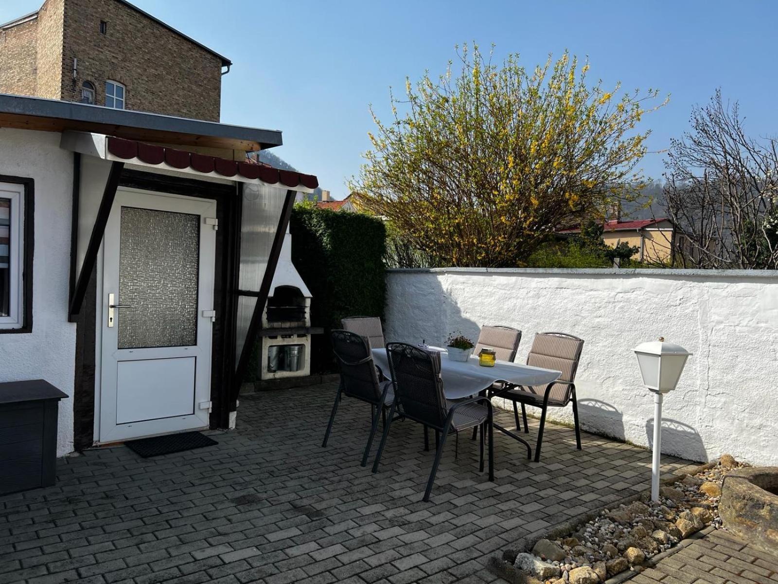Christels Ferienwohnung 1 In Thale Mit Sonnenterrasse Und Grill المظهر الخارجي الصورة