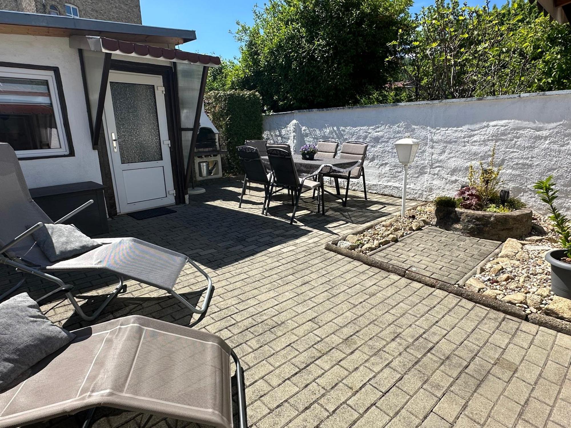 Christels Ferienwohnung 1 In Thale Mit Sonnenterrasse Und Grill المظهر الخارجي الصورة